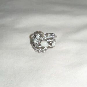 Crystal Silver Ring